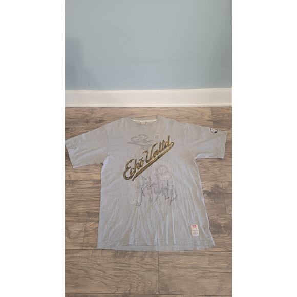 Vintage Ecko Unltd The Classic T-Shirt XXL Gray Gold Script Logo 2000s Y2K... - Picture 1 of 8